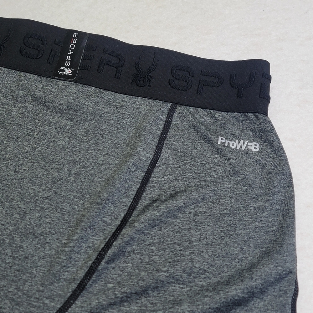Spyder‎ Active Proweb Legging Gray W/Black Stiching Sz M